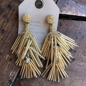 Golden Anthropologie Earrings